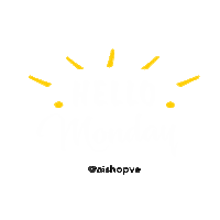 AishopVe fashion hello monday moda Sticker