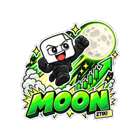To The Moon Crypto Sticker by ZTIKIX