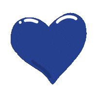 In Love Hearts Sticker by Glennda Baker