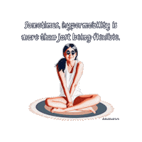 Yoga Quote Sticker by Dazzle4Rare