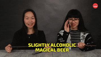 Slightly alcoholic magical beer