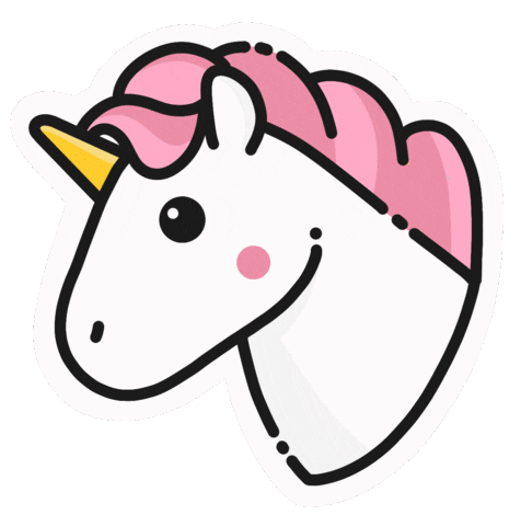 Unicorn Icon Sticker