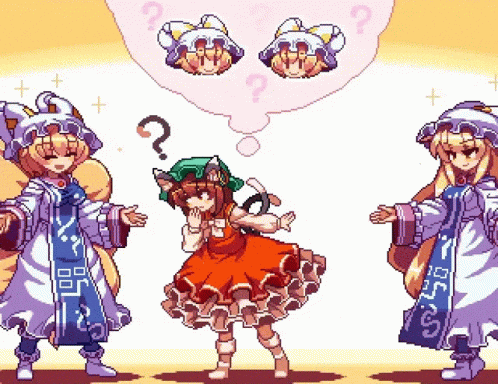 Chen Yukari Yakumo GIF