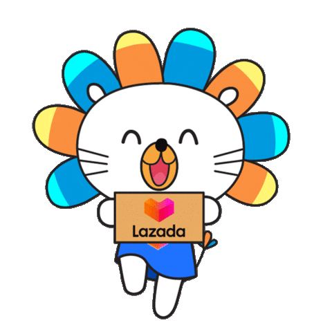 Happy Joy Sticker by Lazada