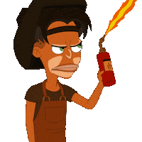 Big Mouth Fire Sticker by Big Mouth Netflix