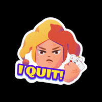 Bhoos angry joker pissed off card game GIF
