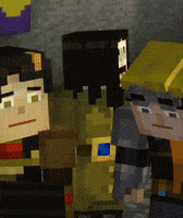 Minecraft Story Mode Smile GIF