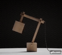 robob3ar design 3d wood lamp GIF