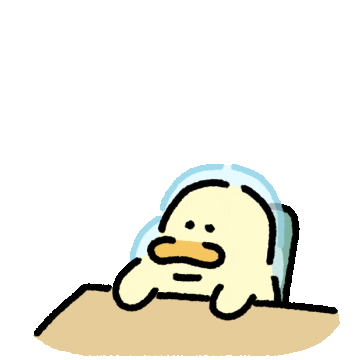 420gram00 giphyupload tired character duck Sticker