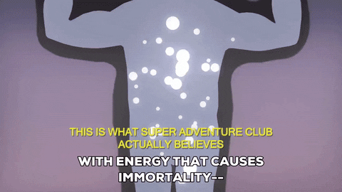ghost super adventure club GIF by South Park 