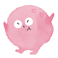 Angry Monster Sticker