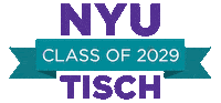 Nyu Tisch Sticker by MeetNYU