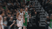 High Five Nba Playoffs GIF by NBA