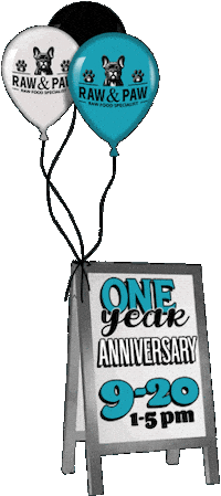 Anniversary Sticker by Raw And Paw Co