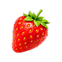 Team Red Strawberry Sticker by Candy Funhouse