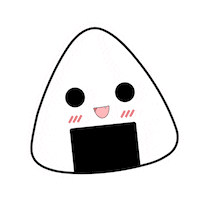 Food Onigiri Sticker by Nippon Clothing