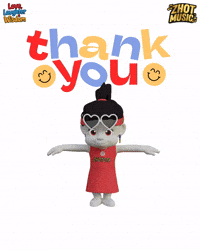 Thanks Thank You GIF by Zhotcita