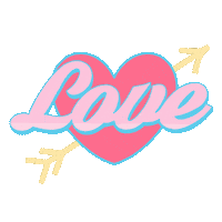 Heart Love Sticker by Chantel Sanchez