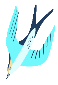 Bird Annagrimal Sticker