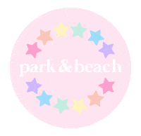 shopparkandbeach stars pastel pink things park and beach Sticker