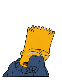 Sad Art Sticker