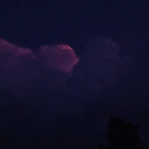 Lightning Trails Across Georgia Sky in Record-Breaking Heat