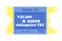 Ticket Love Sticker by Tec de Monterrey