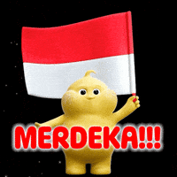 Independence Day Indonesia GIF by Butter baby