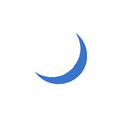 Moon And Stars Night Sticker