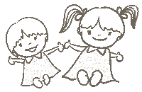Girl Sisters Sticker