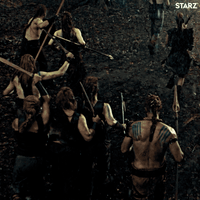 war fight GIF by STARZ