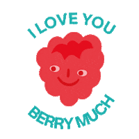In Love Fruit Sticker by Mia & Ben