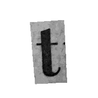 Typography Collage Sticker