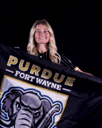 Horizon League Smile GIF by Purdue Fort Wayne Athletics