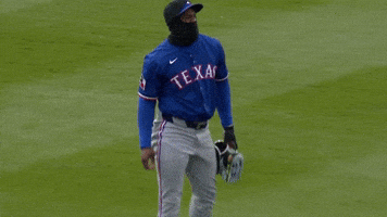 Freezing Texas Rangers GIF by TheDreamTeam 