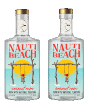 Spiced Rum Beach Sticker by Drink Nauti
