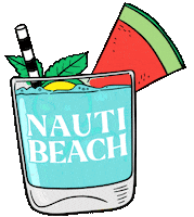 Beach Coconut Sticker by Drink Nauti