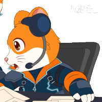 Excited Hype Sticker by Hamieverse
