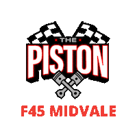 F45 Piston Sticker by f45trainingmidvale