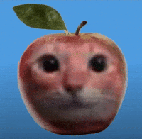 Cat Apple GIF