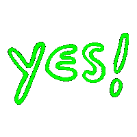 Si Yes Sticker by Art2D2