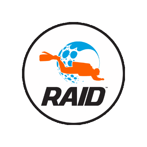 DiveRaid giphygifmaker logo community diving Sticker