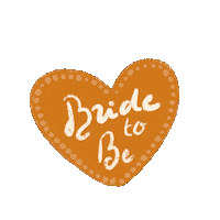 Heart Wedding Sticker