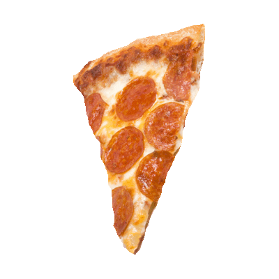 hungry pizza STICKER by imoji