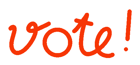 Election Day Vote Sticker by Bodil Jane