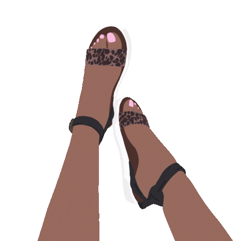 ameliatylerdesigns giphyupload kick feet cheetah Sticker