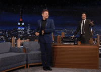 Happy Jeremy Renner GIF by The Tonight Show Starring Jimmy Fallon
