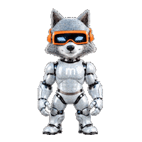 Multilemwolfbot Sticker by Multilem