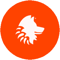 Wolf Sticker by Multilem