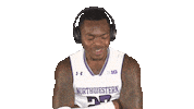 basketball dancing Sticker by Northwestern Athletics